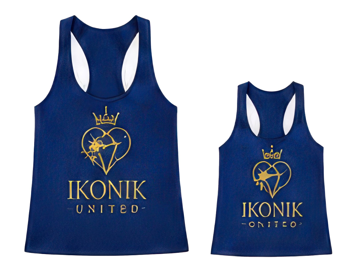 Racerback Tank Top (Navy) #1
