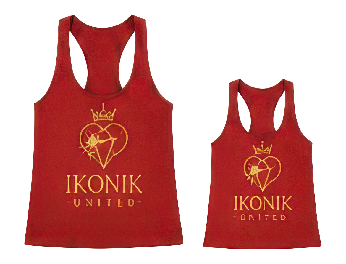 Racerback Tank Top (Red) #1